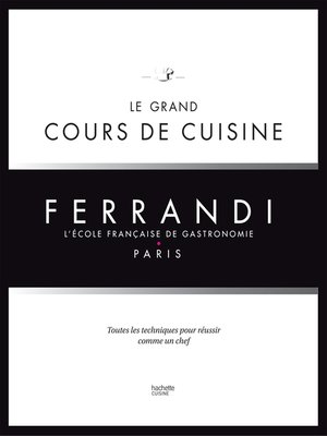 cover image of Le grand cours de cuisine FERRANDI